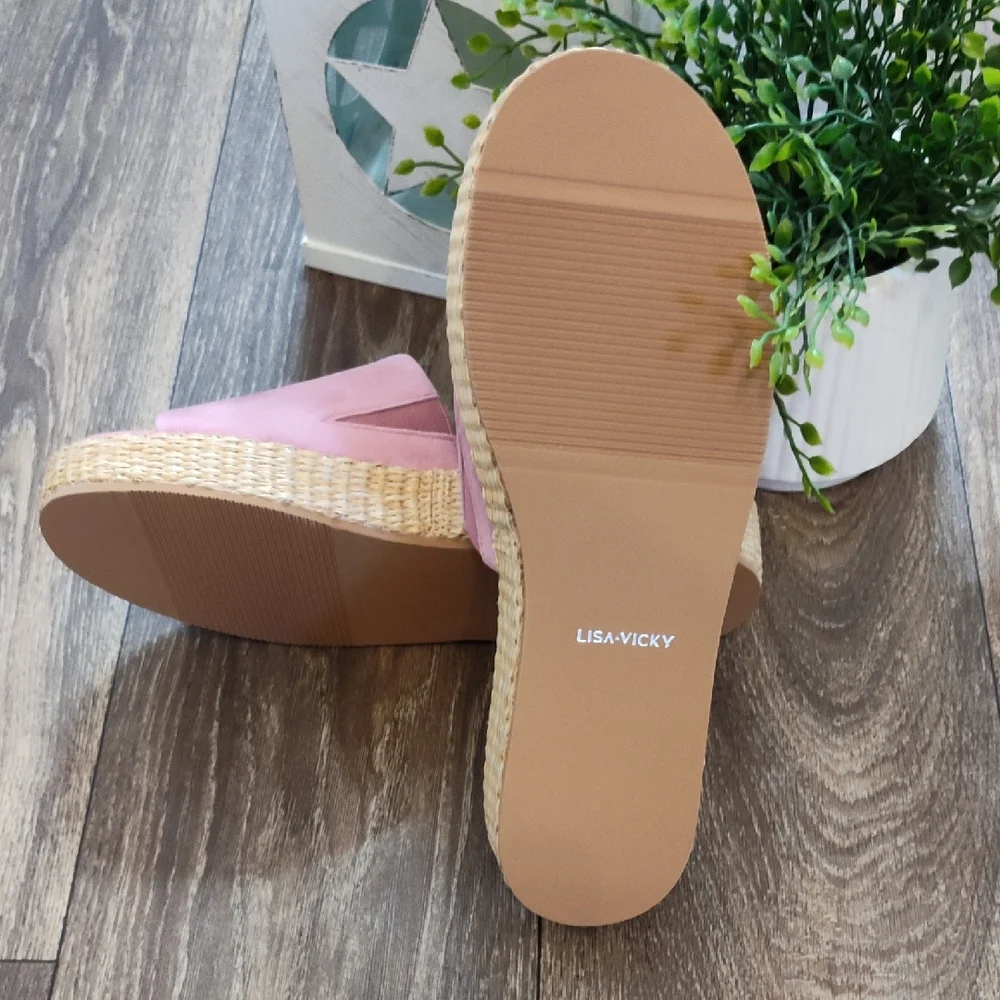 Pink Platform Sandals - Picture 4 of 5